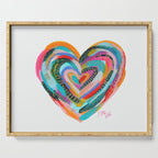 Art Heart no.1 Serving Tray Gallery Image 1