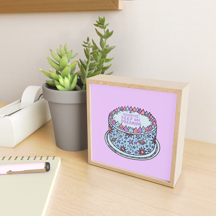 Aquarius Cake Mini Art Print Gallery Image 2