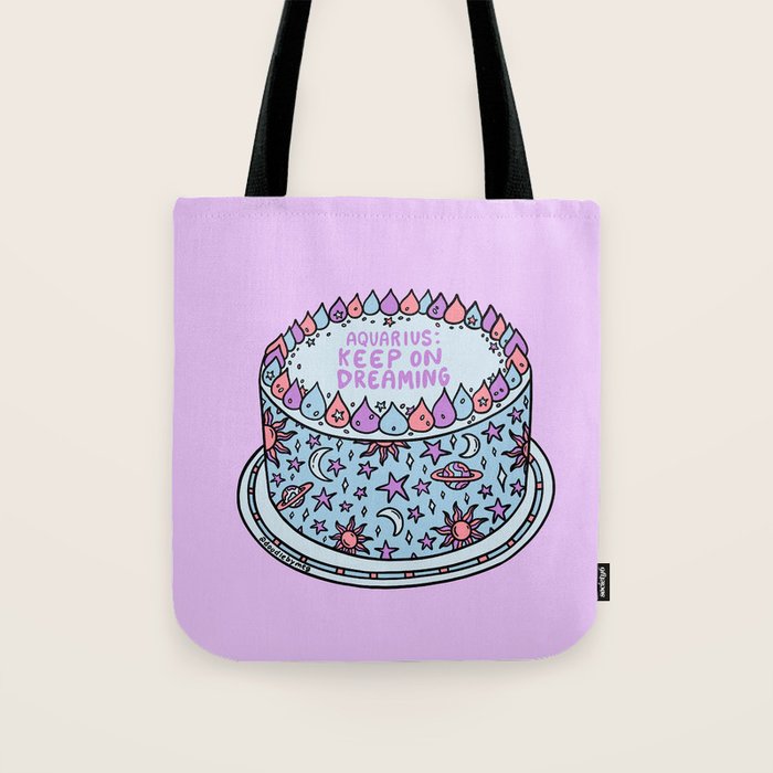 Aquarius Cake Tote Bag Gallery Image 1