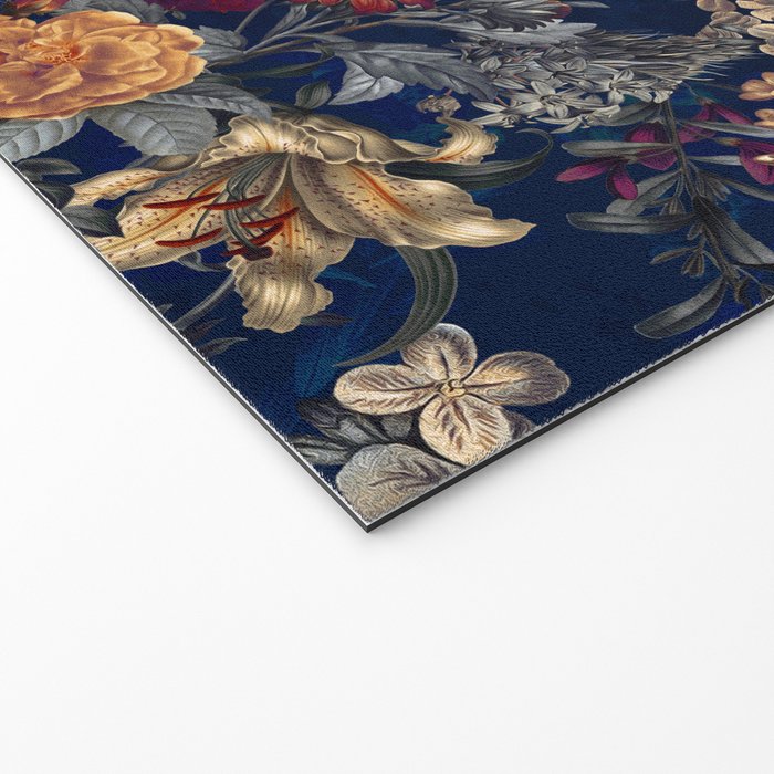 Blooming Oasis IV - Night Welcome Mat Gallery Image 2
