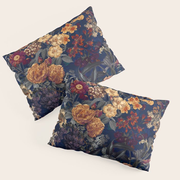 Blooming Oasis IV - Night Pillow Sham Gallery Image 1