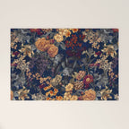 Blooming Oasis IV - Night Welcome Mat Gallery Image 1