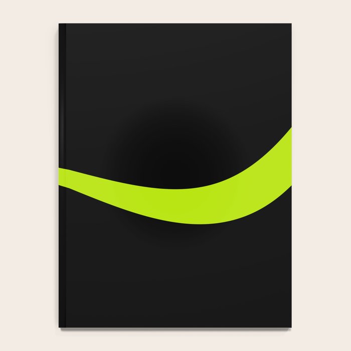 Simple Waves 2 - Lime Green Notebook Gallery Image 4