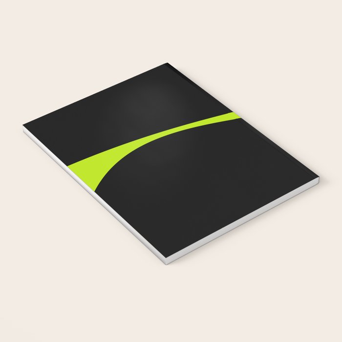 Simple Waves 2 - Lime Green Notebook Gallery Image 3