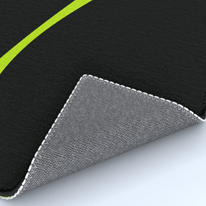 Simple Waves 2 - Lime Green Rug Gallery Image 4