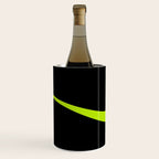 Simple Waves 2 - Lime Green Wine Chiller Gallery Image 1