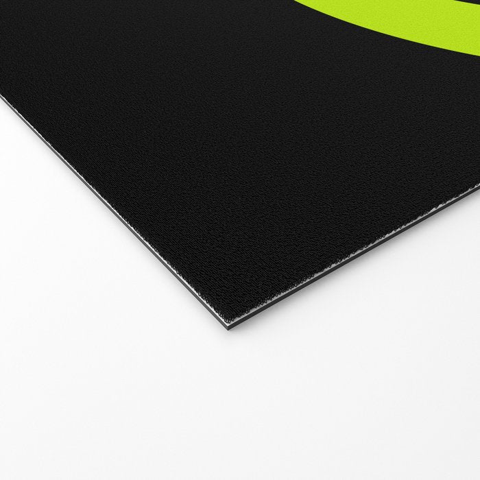 Simple Waves 2 - Lime Green Welcome Mat Gallery Image 2