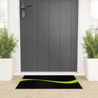 Simple Waves 2 - Lime Green Welcome Mat Gallery Image 3