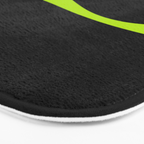 Simple Waves 2 - Lime Green Bath Mat Gallery Image 3