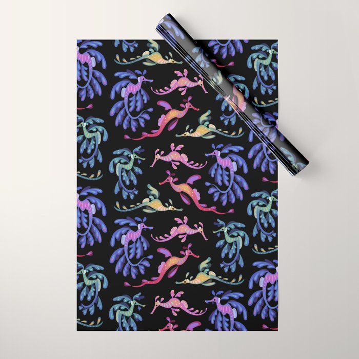 Sea dragons Wrapping Paper Gallery Image 1