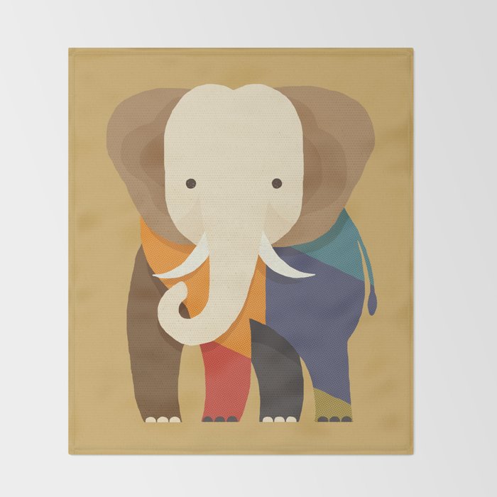 Elephant Throw Blanket Gallery Image 2