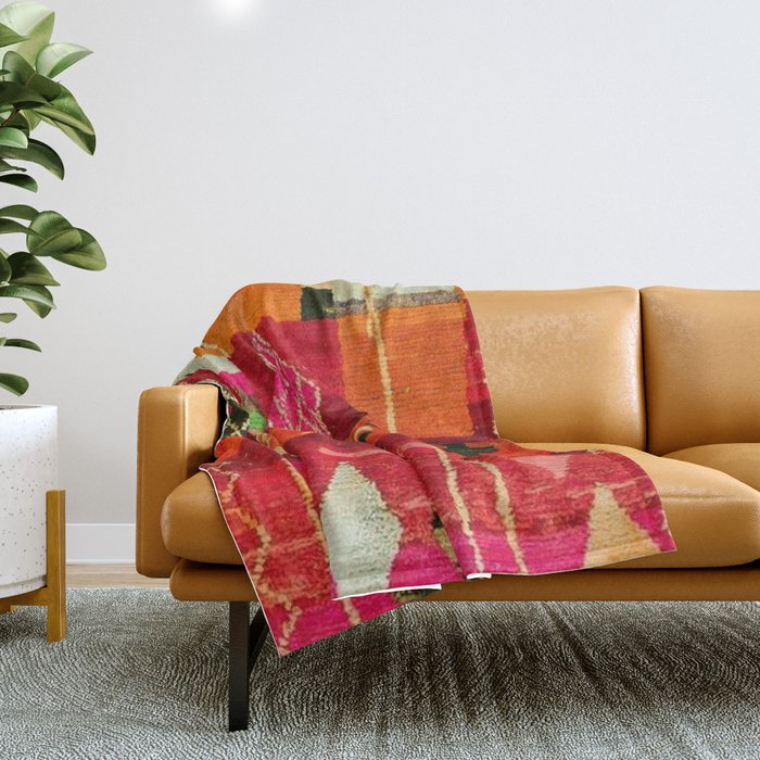 Moroccan Berber Traditional Style Throw Blanket Gallery Image 1
