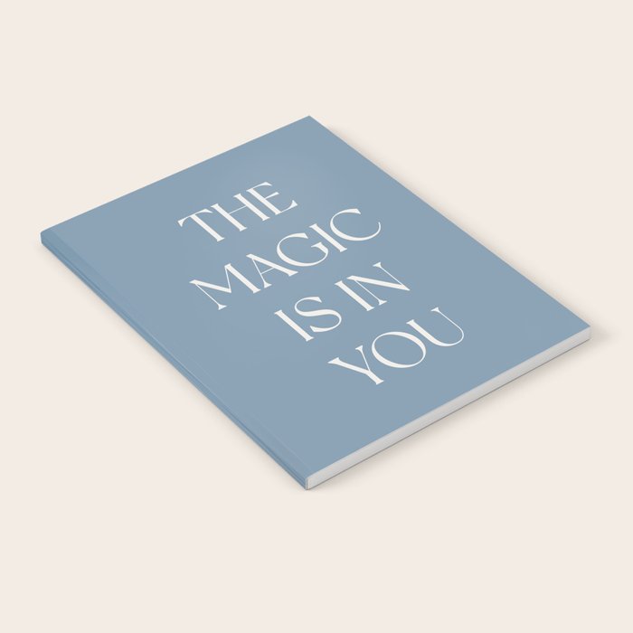 The Magic Is In You Blue Notebook Gallery Image 2
