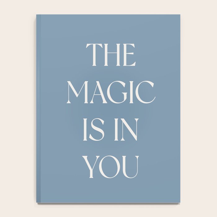 The Magic Is In You Blue Notebook Gallery Image 4