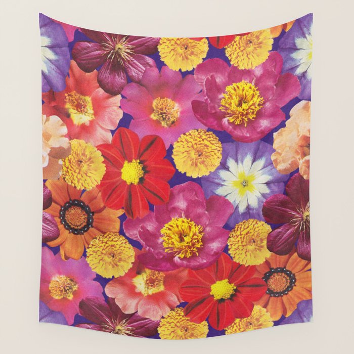 Flower Salad #2 Wall Tapestry Gallery Image 1