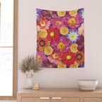 Flower Salad #2 Wall Tapestry Gallery Image 2