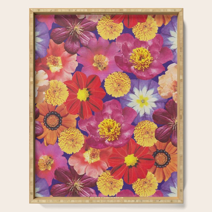Flower Salad #2 Serving Tray Gallery Image 1