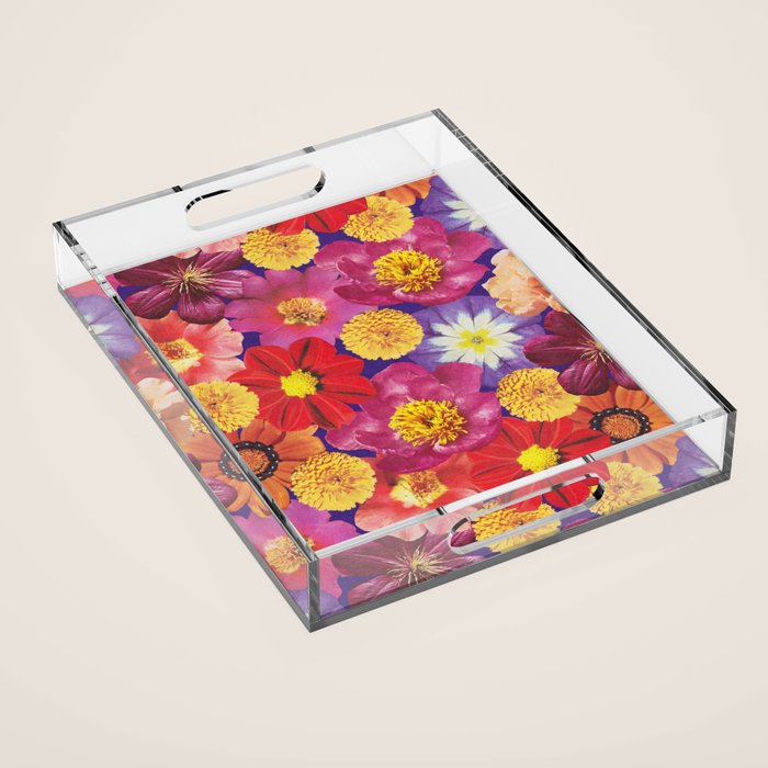 Flower Salad #2 Acrylic Tray Gallery Image 1