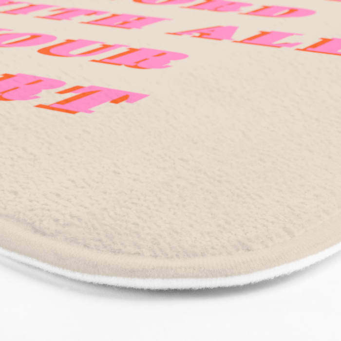 Trust In The Lord With All Your Heart Proverbs 3:5-6 Bible Verse Scripture Wall Art Christian Quote Bath Mat Gallery Image 3