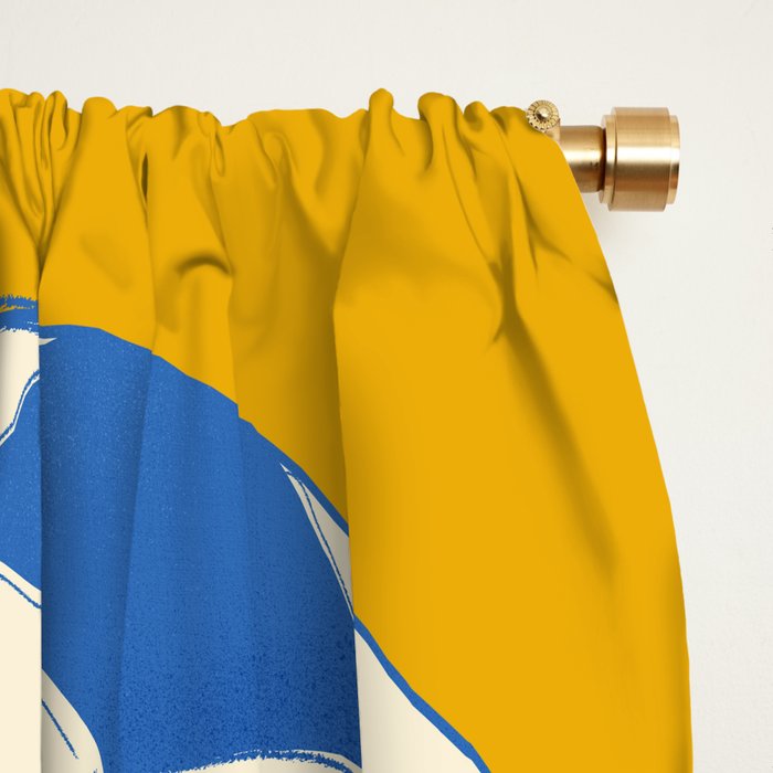 Love This Game - Football Illustration Window Curtain Gallery Image 2