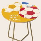 Love This Game - Football Illustration Side Table Gallery Image 2