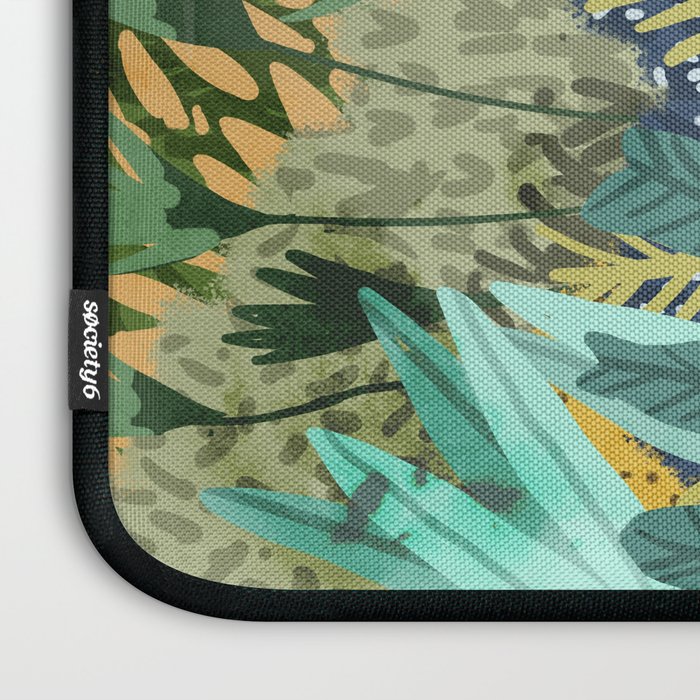Forest Bride | Jungle Wedding Painting | Travel Solo | Blonde Woman Dancing Joy Laptop Sleeve Gallery Image 3