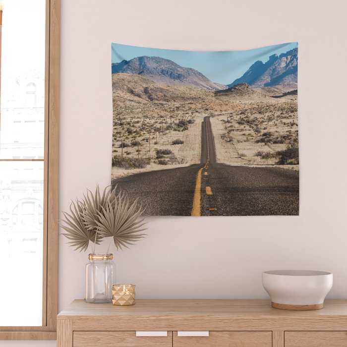 High Desert Highway Wall Tapestry Gallery Image 2