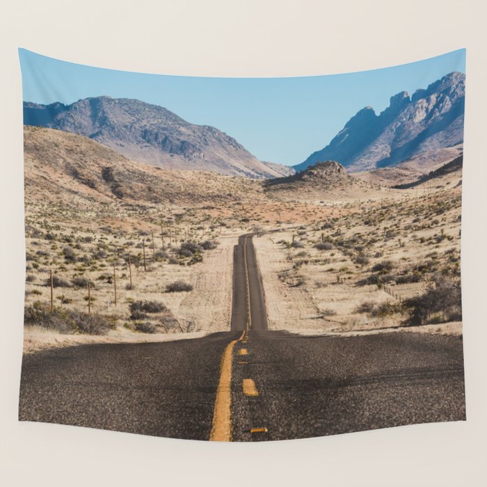 High Desert Highway Wall Tapestry Gallery Image 1
