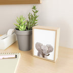 Baby Elephant, Safari Nursery Decor, Baby Animals Art Print by Synplus Mini Art Print Gallery Image 2