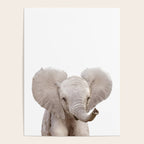 Baby Elephant, Safari Nursery Decor, Baby Animals Art Print by Synplus Poster Gallery Image 4