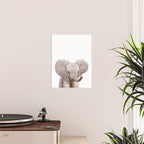 Baby Elephant, Safari Nursery Decor, Baby Animals Art Print by Synplus Poster Gallery Image 2