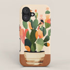Cactus & Birds 1 iPhone Case Gallery Image 1