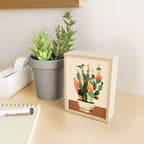 Cactus & Birds 1 Mini Art Print Gallery Image 2