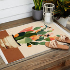 Cactus & Birds 1 Outdoor Rug Gallery Image 2