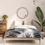 Get Naked, Bathroom Art, Black and White, Palms Print, Meme Comforter Gallery Image 3