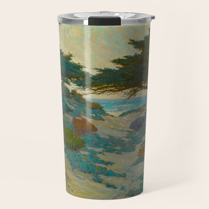Granville Redmond Carmel Coast Oil Painting Vintage American Art Travel Mug Gallery Image 1