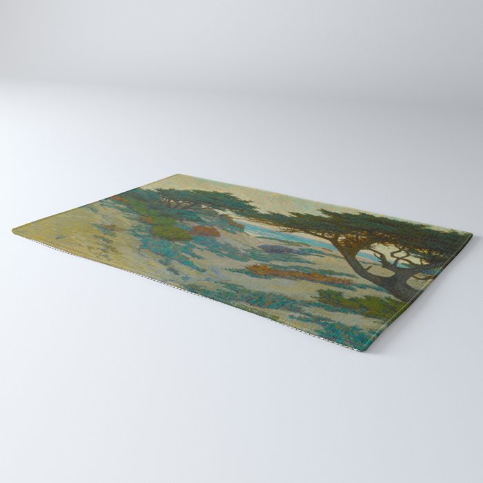 Granville Redmond Carmel Coast Oil Painting Vintage American Art Rug Gallery Image 3