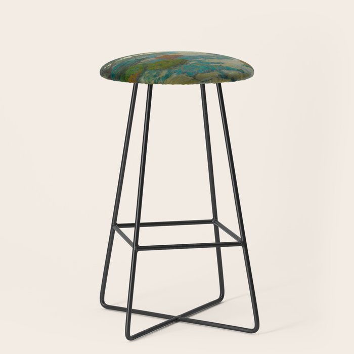 Granville Redmond Carmel Coast Oil Painting Vintage American Art Stool Gallery Image 1