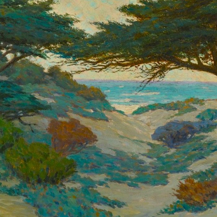 Granville Redmond Carmel Coast Oil Painting Vintage American Art Coffee Mug Gallery Image 2