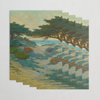 Granville Redmond Carmel Coast Oil Painting Vintage American Art Wrapping Paper Gallery Image 3