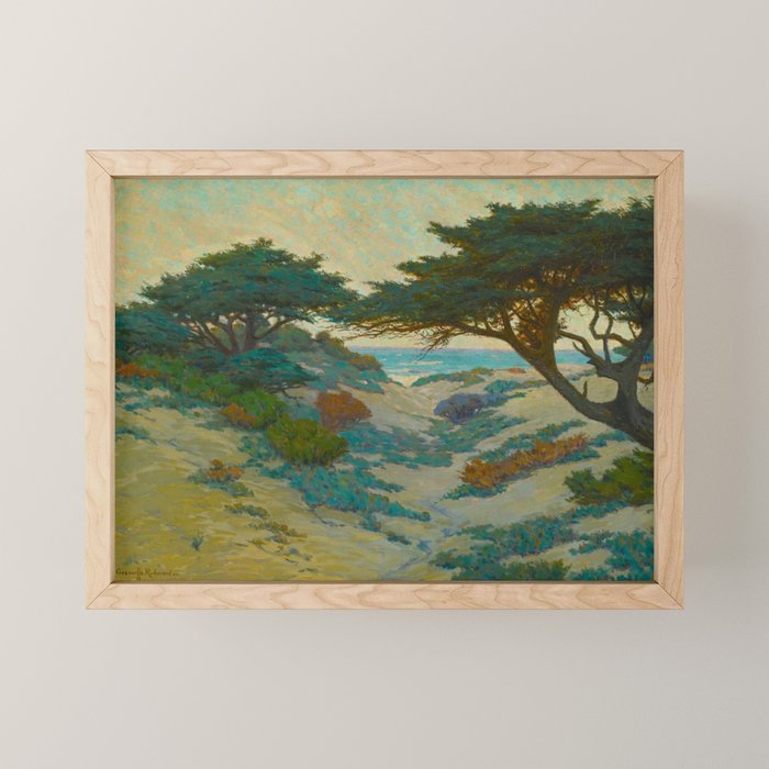 Granville Redmond Carmel Coast Oil Painting Vintage American Art Mini Art Print Gallery Image 1
