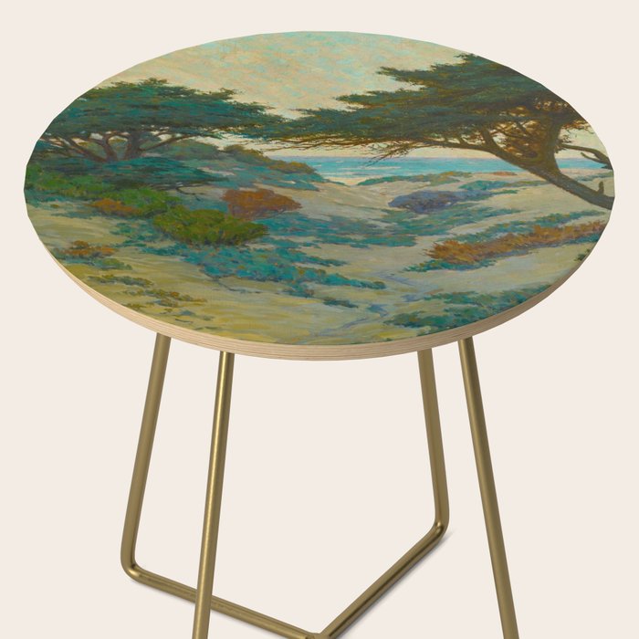 Granville Redmond Carmel Coast Oil Painting Vintage American Art Side Table Gallery Image 2