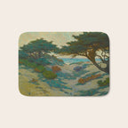 Granville Redmond Carmel Coast Oil Painting Vintage American Art Bath Mat Gallery Image 1
