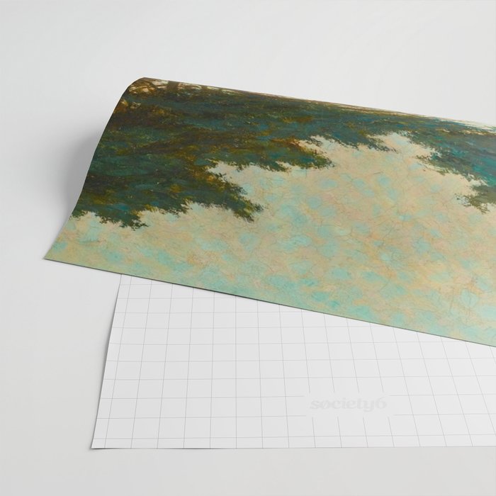 Granville Redmond Carmel Coast Oil Painting Vintage American Art Wrapping Paper Gallery Image 2