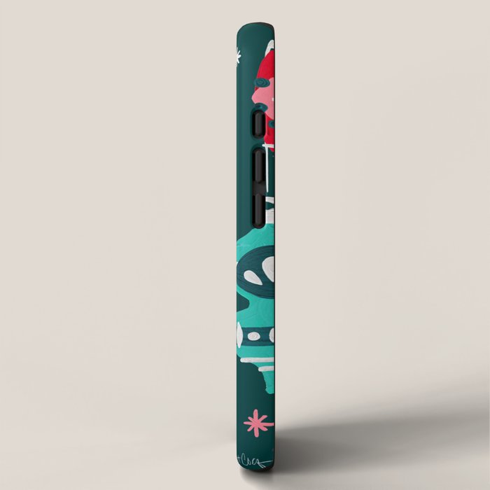 Festive As F*ck - Teal iPhone Case Gallery Image 2