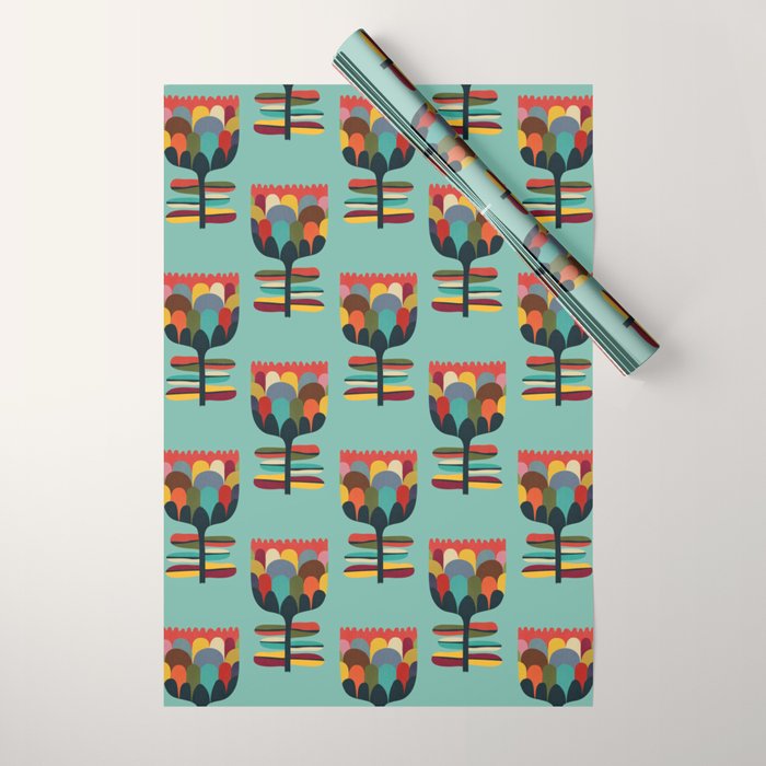 Flower Poet Wrapping Paper Gallery Image 1