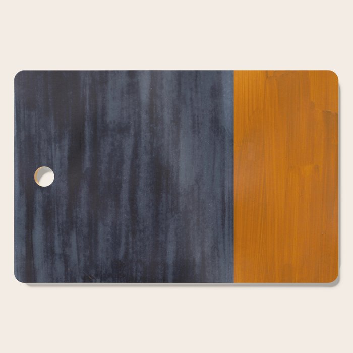 Golden Night Rothko Inspired Mid Century Modern Minimalist Color Field Cutting Board Gallery Image 1