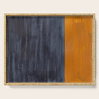 Golden Night Rothko Inspired Mid Century Modern Minimalist Color Field Serving Tray Gallery Image 1