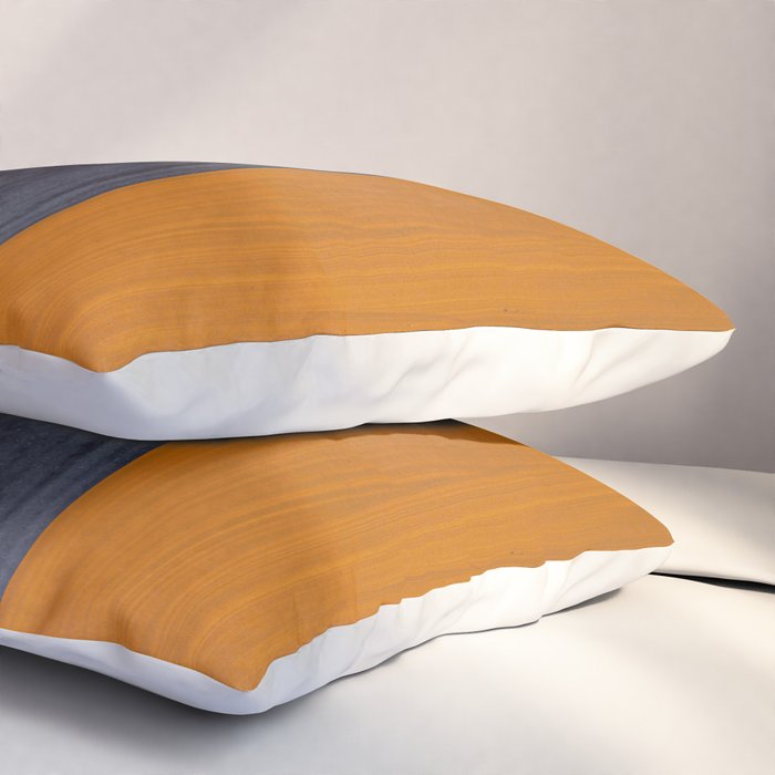 Golden Night Rothko Inspired Mid Century Modern Minimalist Color Field Pillow Sham Gallery Image 3