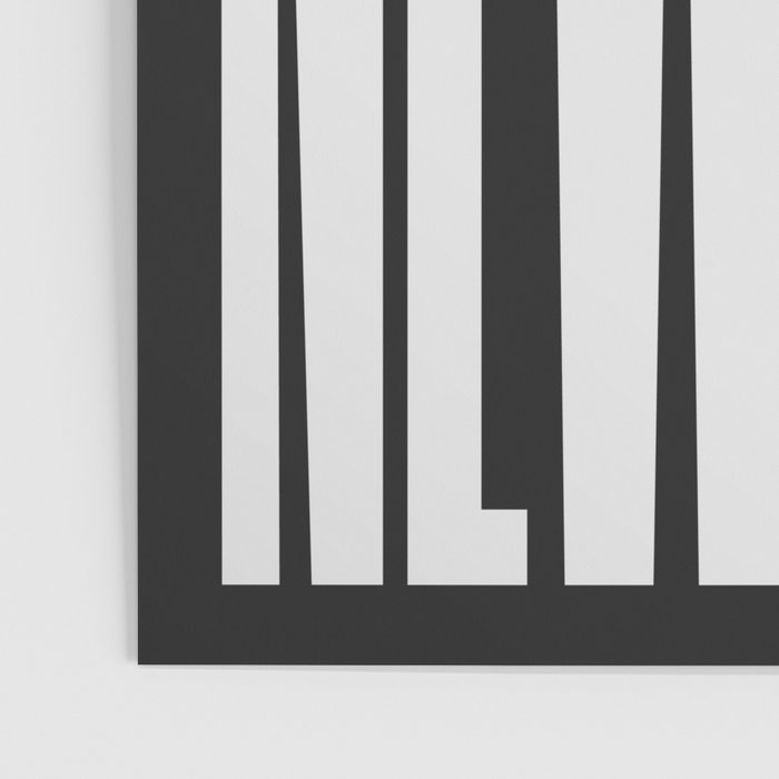 New York: B&W Typography Edition Poster Gallery Image 3